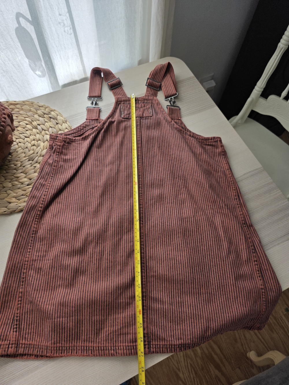 We The Free Rust Railroad Pinafore Overall Dress Skirtall - Picture 6 of 7